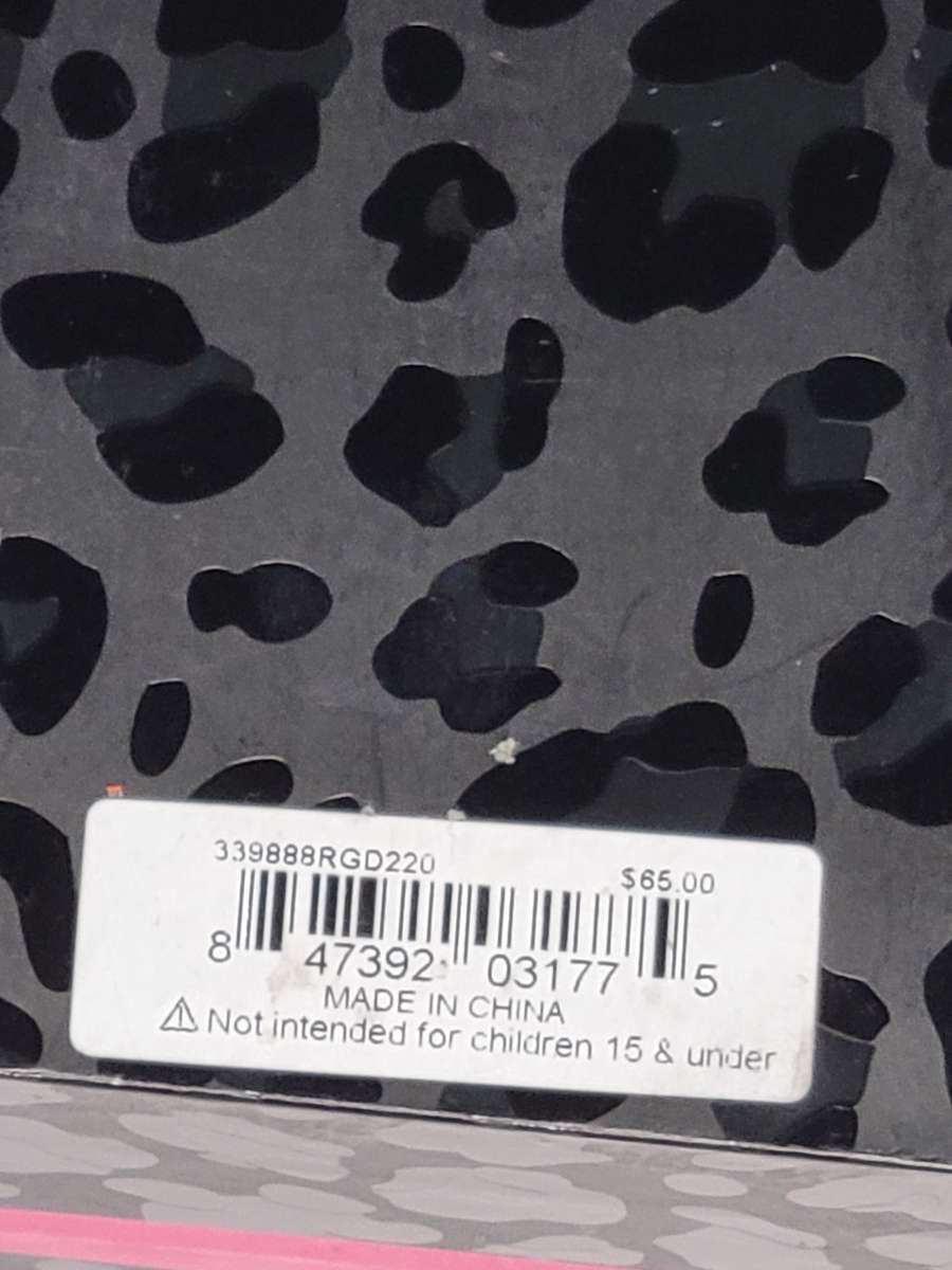 New in box Betsey Johnson Pink Watch With Heart Art