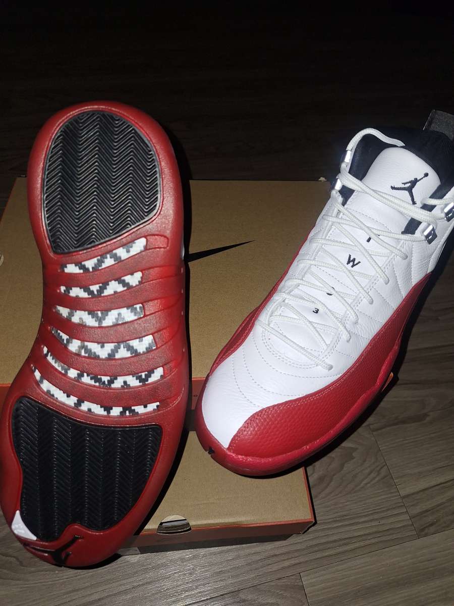 2 pairs of jordan 12s cherry Both size 12