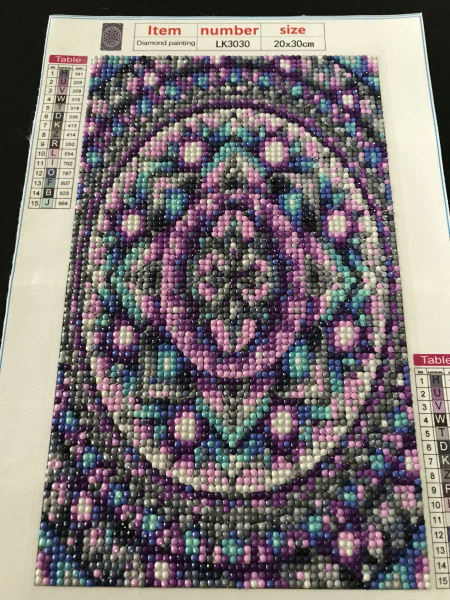 finished Diamond paint manadale