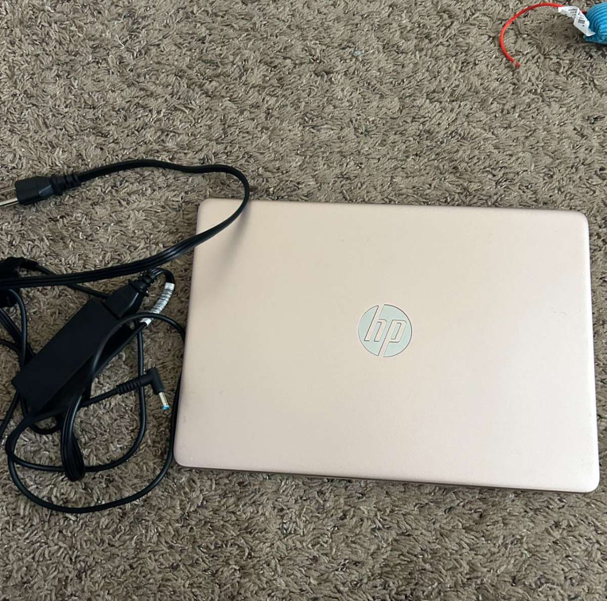 Rose Gold HP computer
