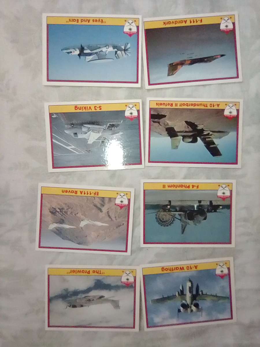 these 8 desert storm cards