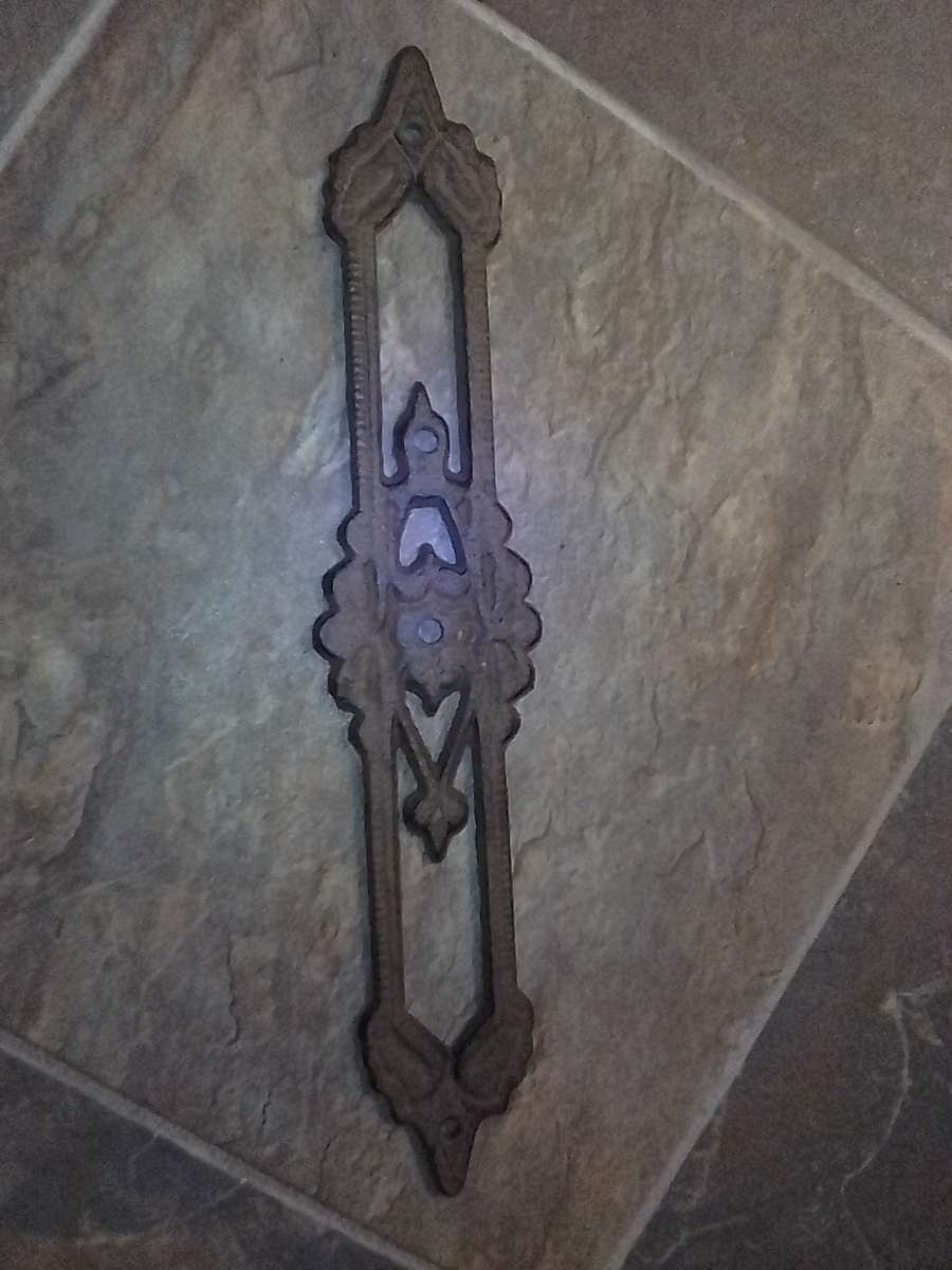 WROUTE IRON DECRATIVE PLAQUE