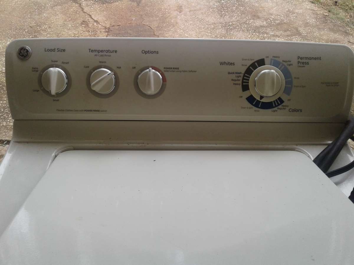 washer and dryer