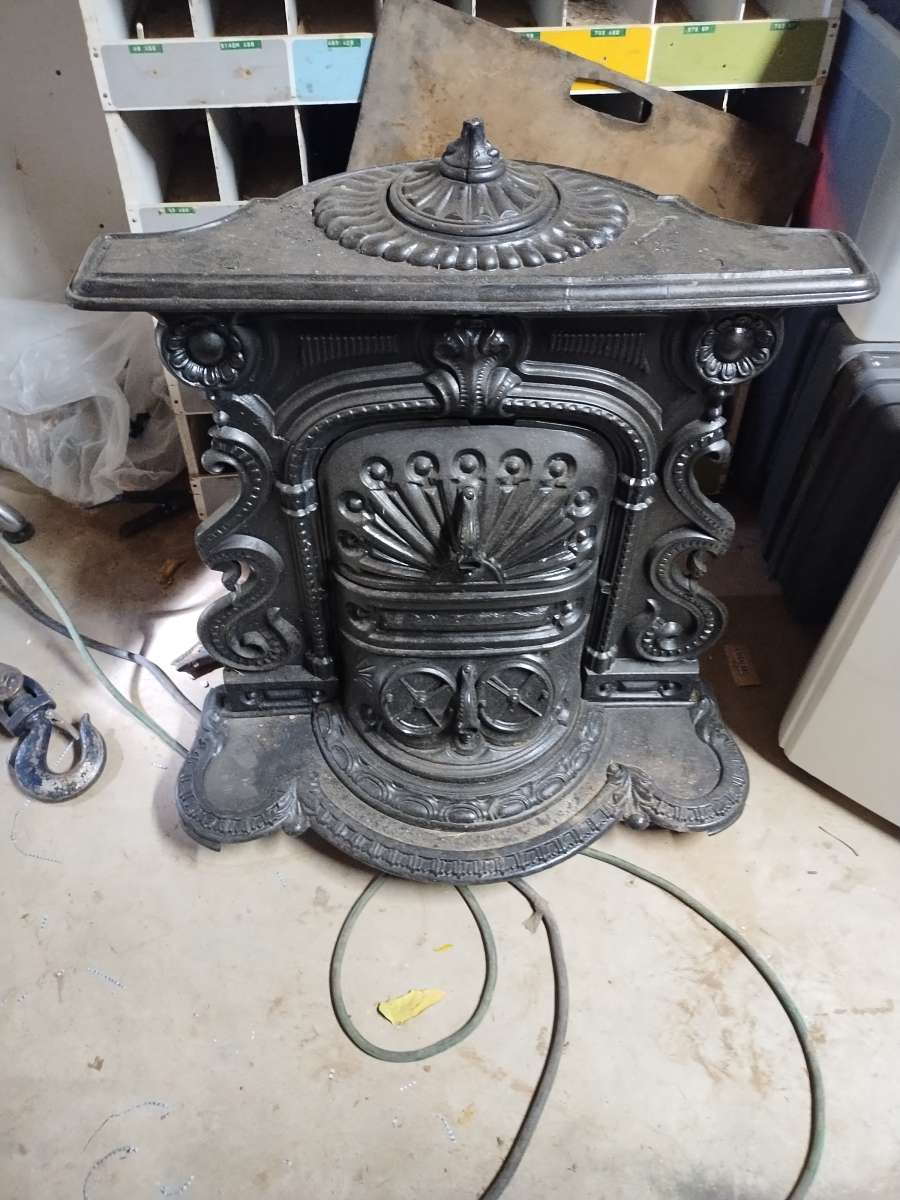 antique wood stove