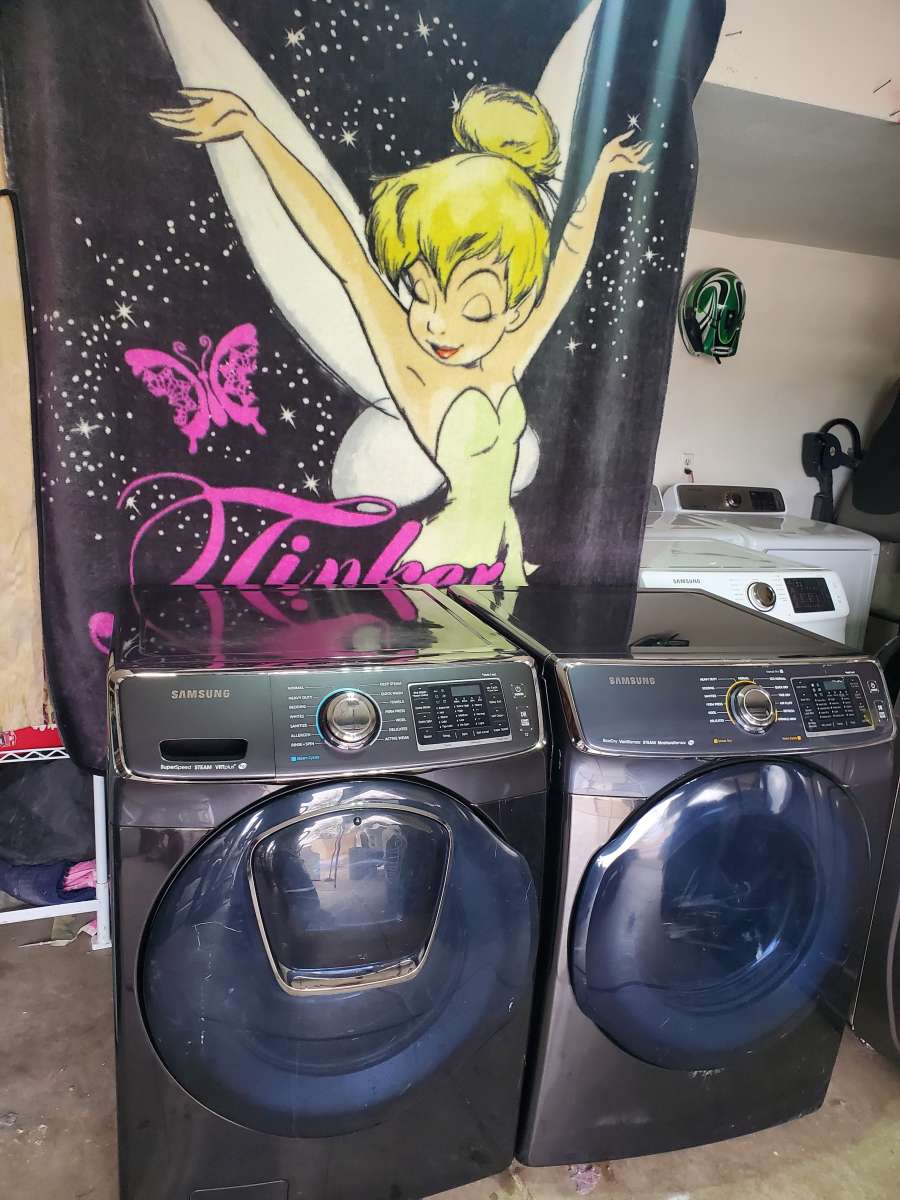 Samsung large capacity washer and electric dryer