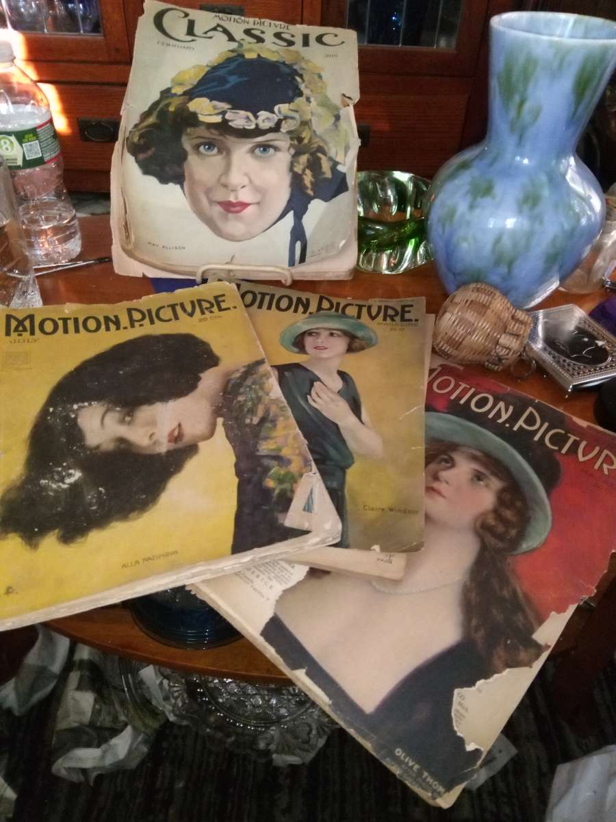 4 early 1900s Motion Picture Magazines