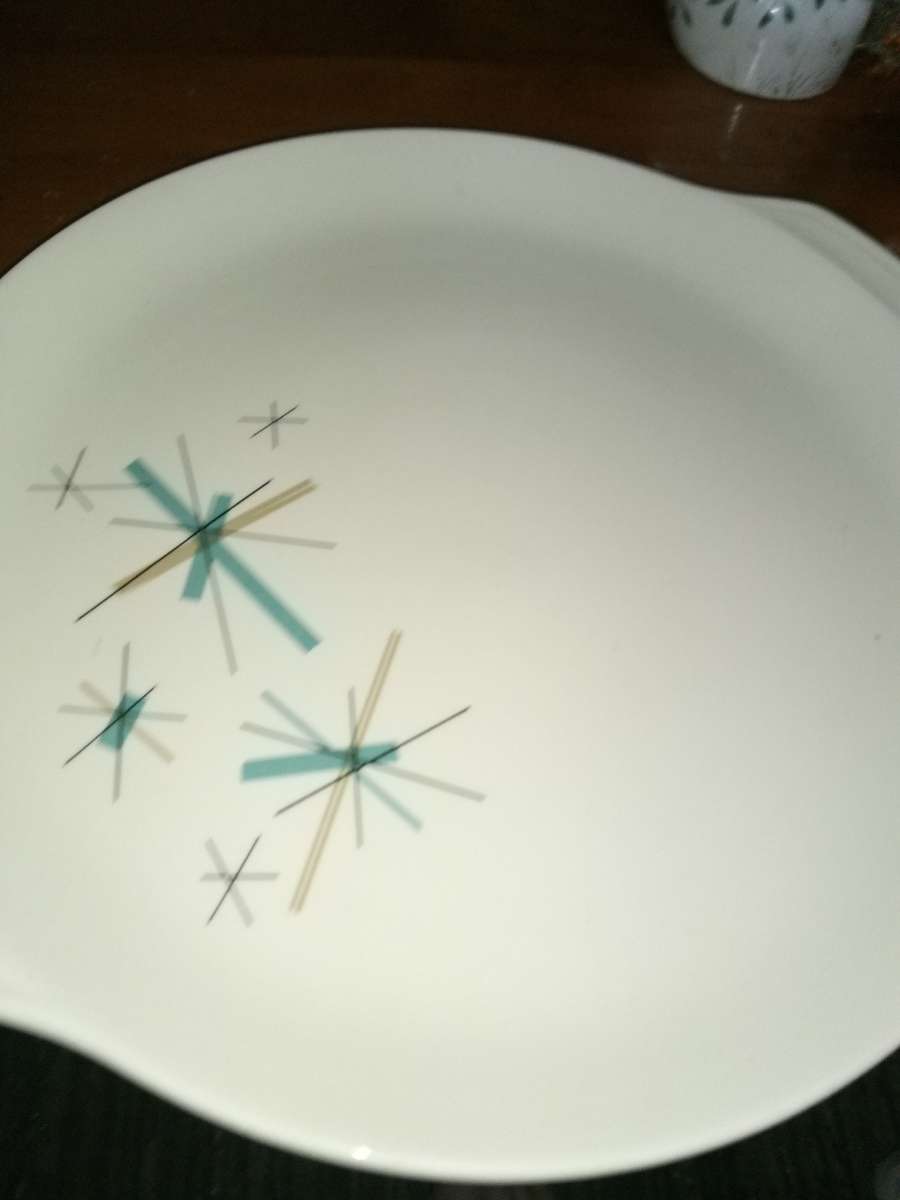 Salem China NORTHSTAR LARGE handled platter