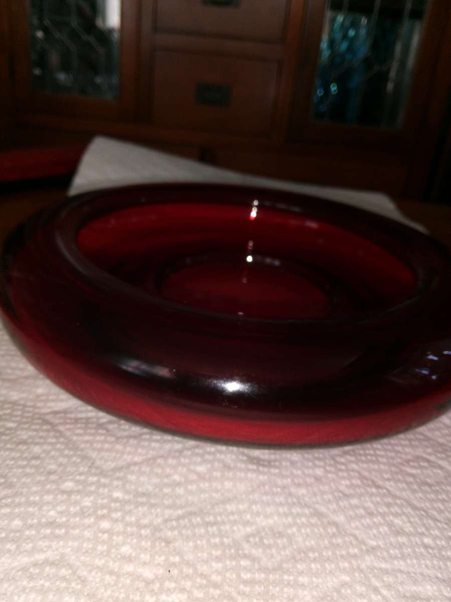 vintage Ruby bowl