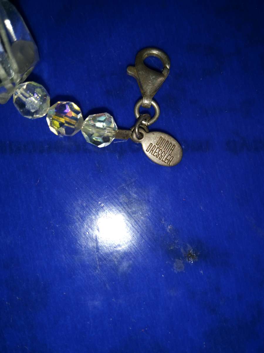 Donna Dressler Faceted Rock Crystal necklace