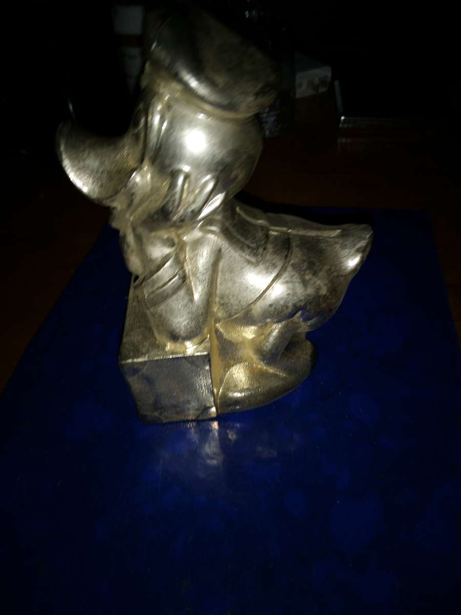 Donald Duck silver plated bank
