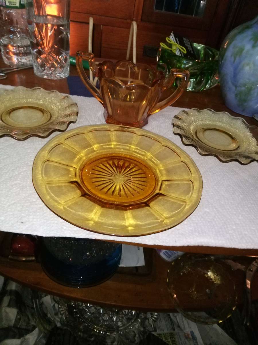 Amber Glass Lot