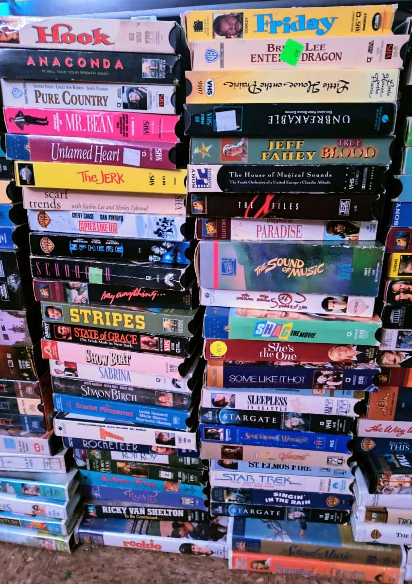 VHS Tapes n DVDs