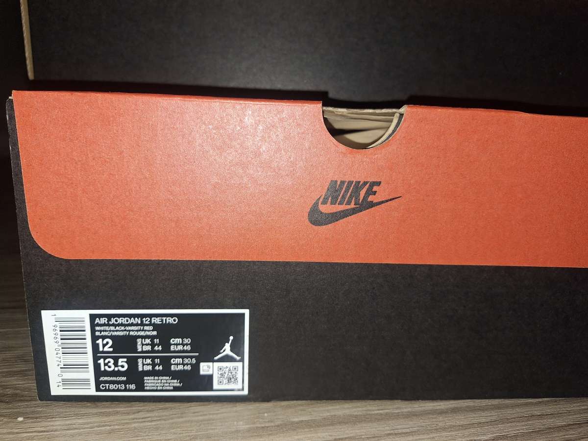 2 pairs of jordan 12s cherry Both size 12