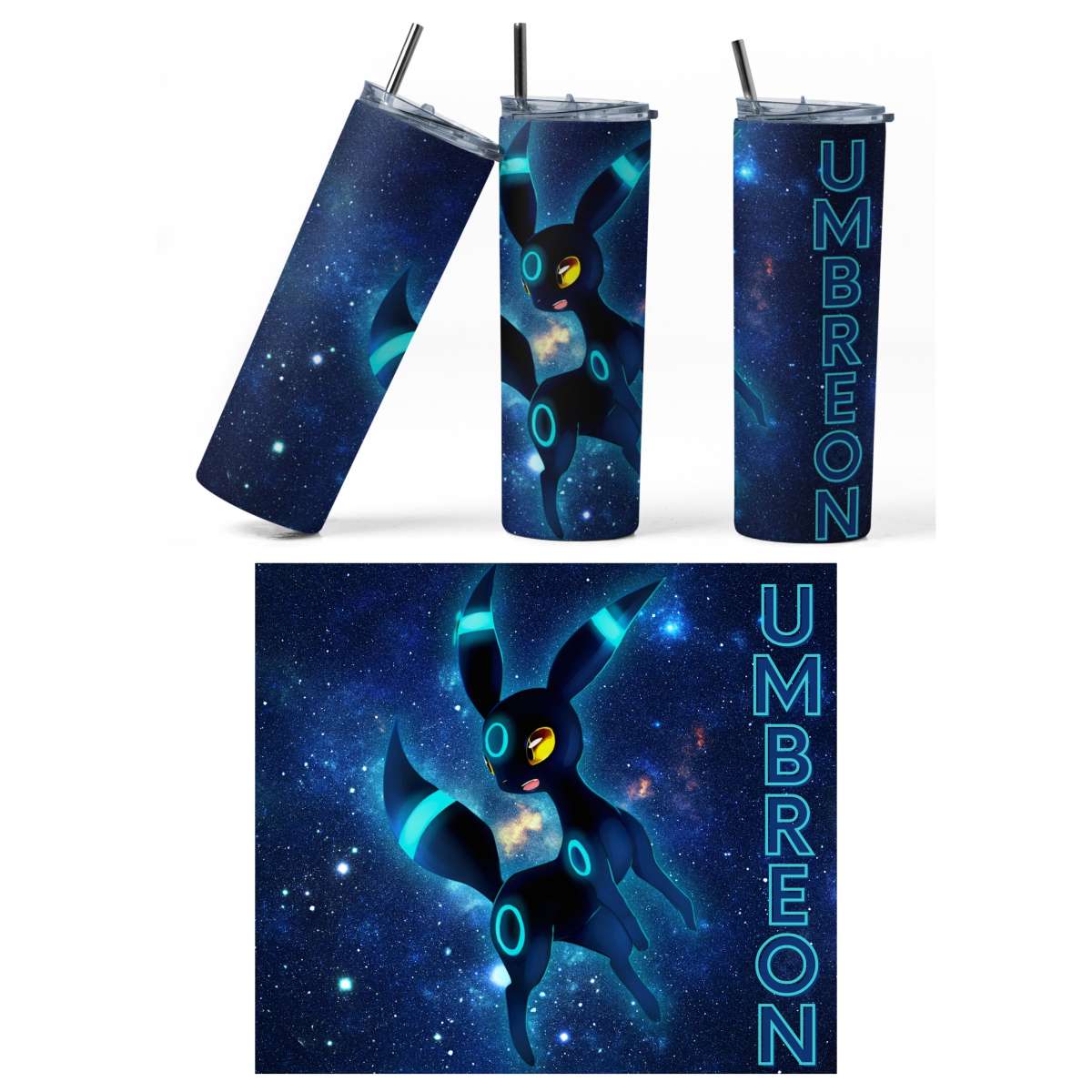 pokemon Vaporeon 20oz stainless steel tumbler