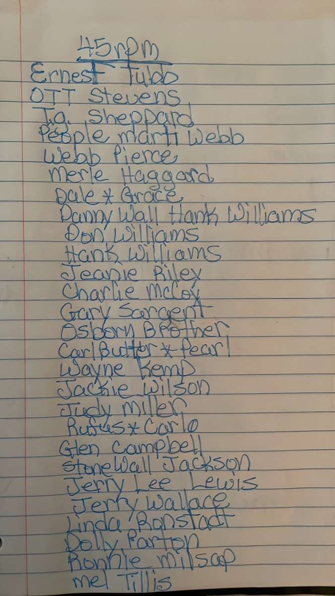 Old country album records