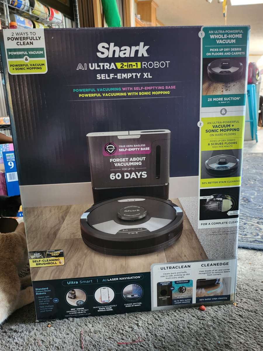 shark ai ultra 2 in 1self empty xl