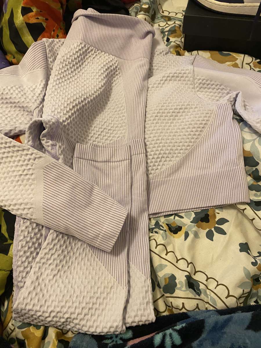 purple and white Jordan 1