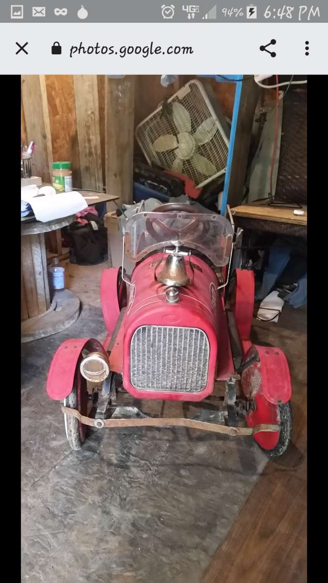antique fire truck