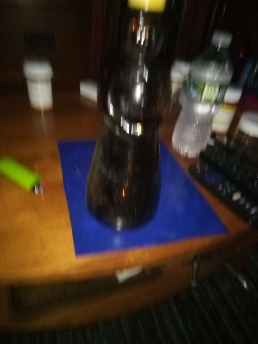 Mrs Butterworth glass bottle