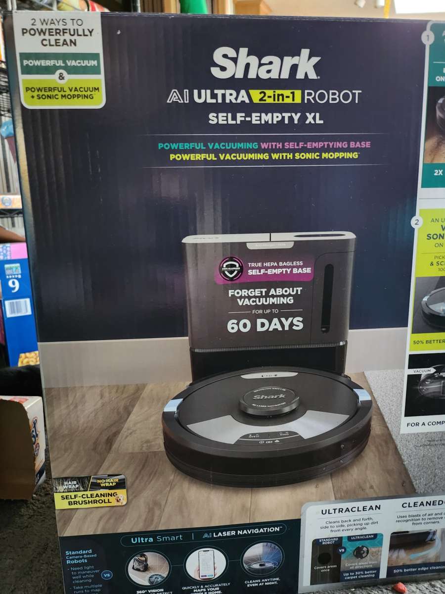 shark ai ultra 2 in 1self empty xl