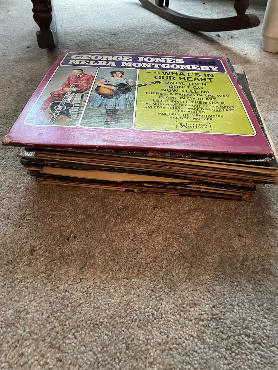 Old country album records