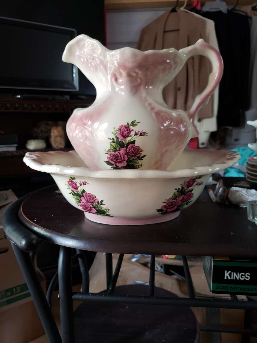 pitcher and bowl set heavy duty