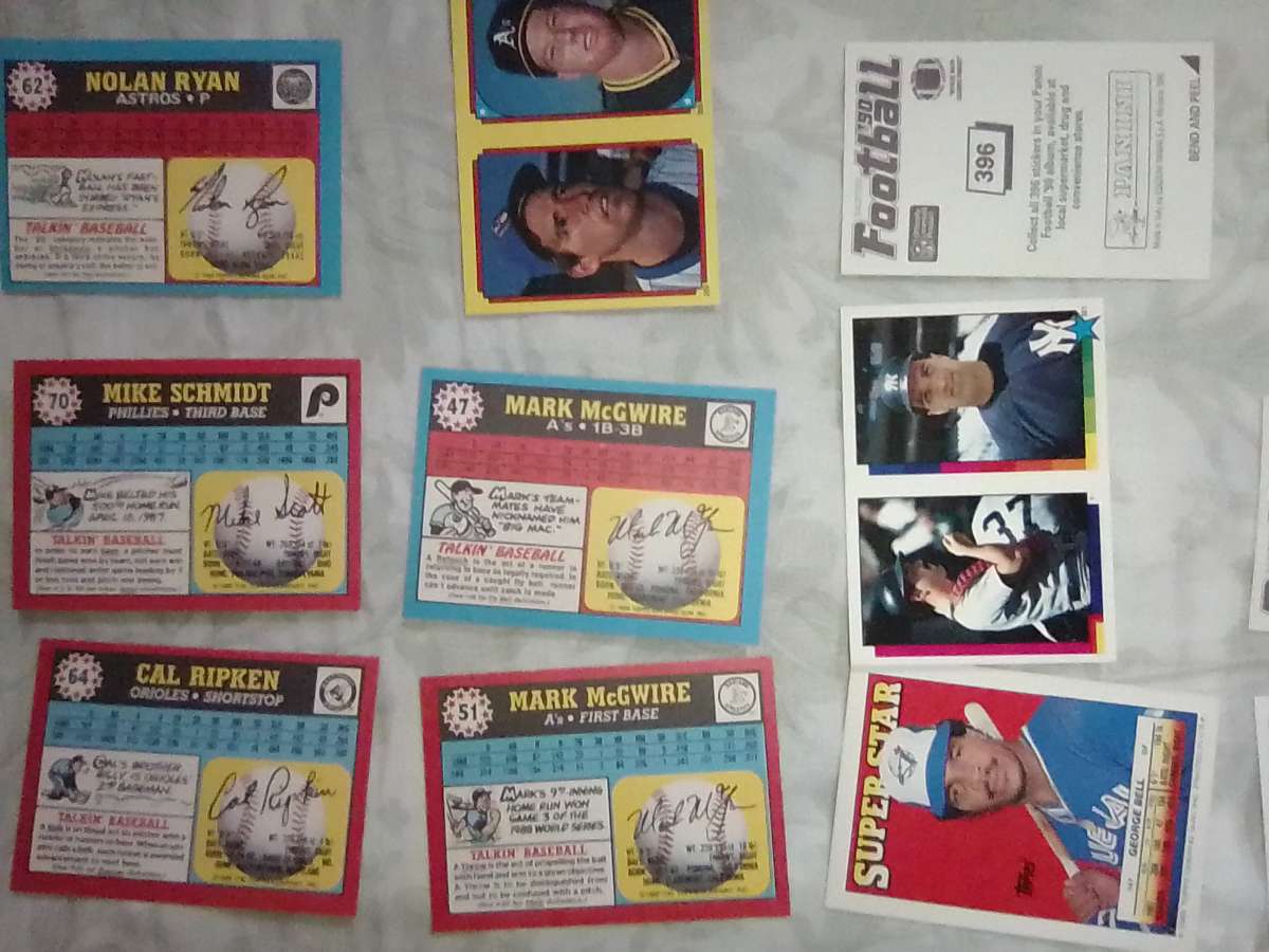 these are rare Minni sports cards 12in All but got plenty