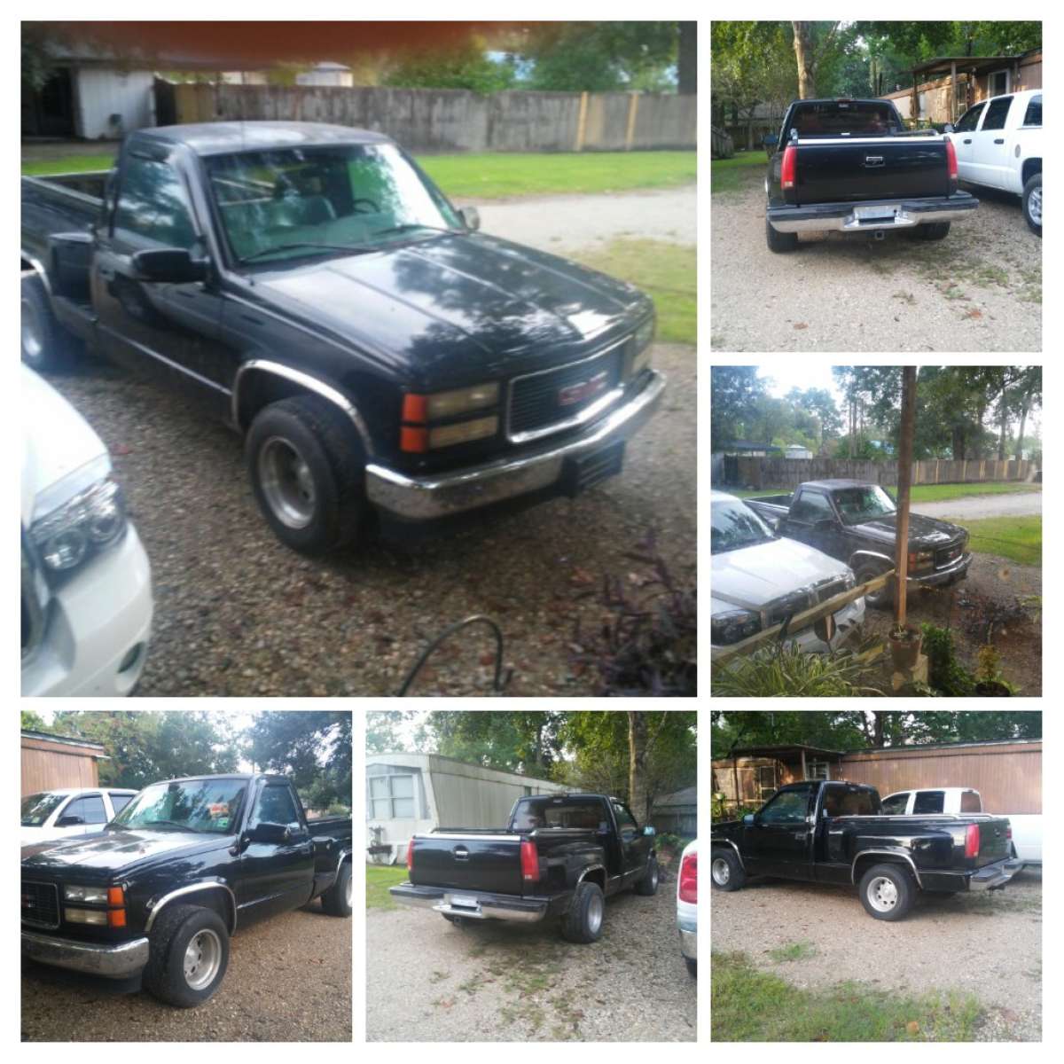 1998 GMC step side pickup truck