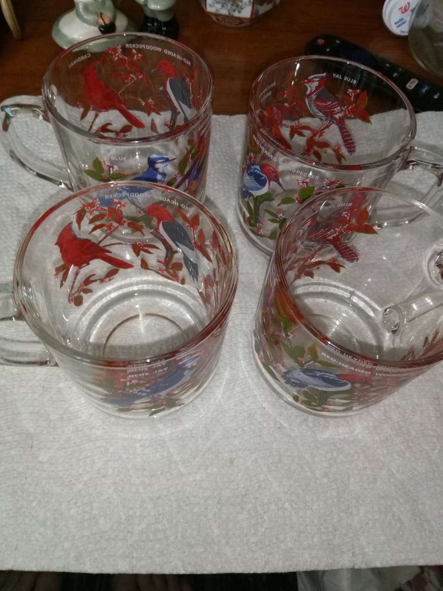 4 Arcorac Audubon Birds of America Mugs