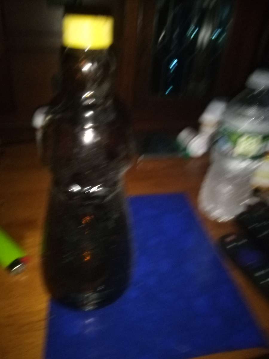 Mrs Butterworth glass bottle