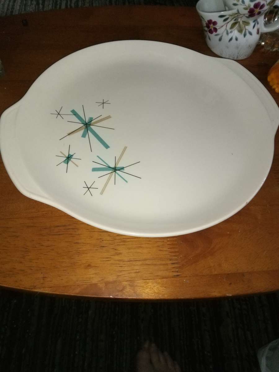 Salem China NORTHSTAR LARGE handled platter