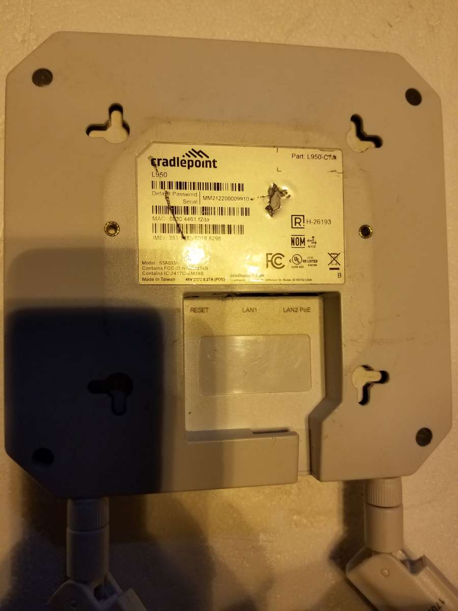 Cradlepoint Wireless Router