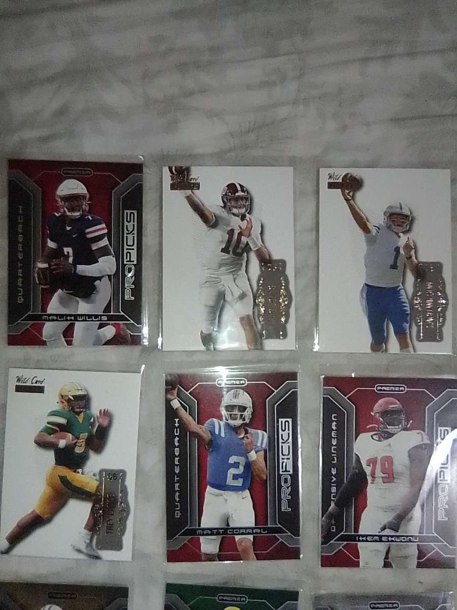 these 12 football cards