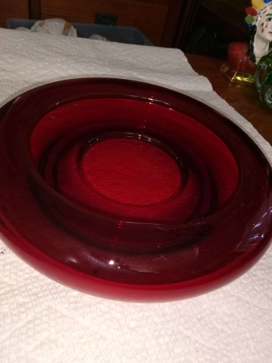 vintage Ruby bowl