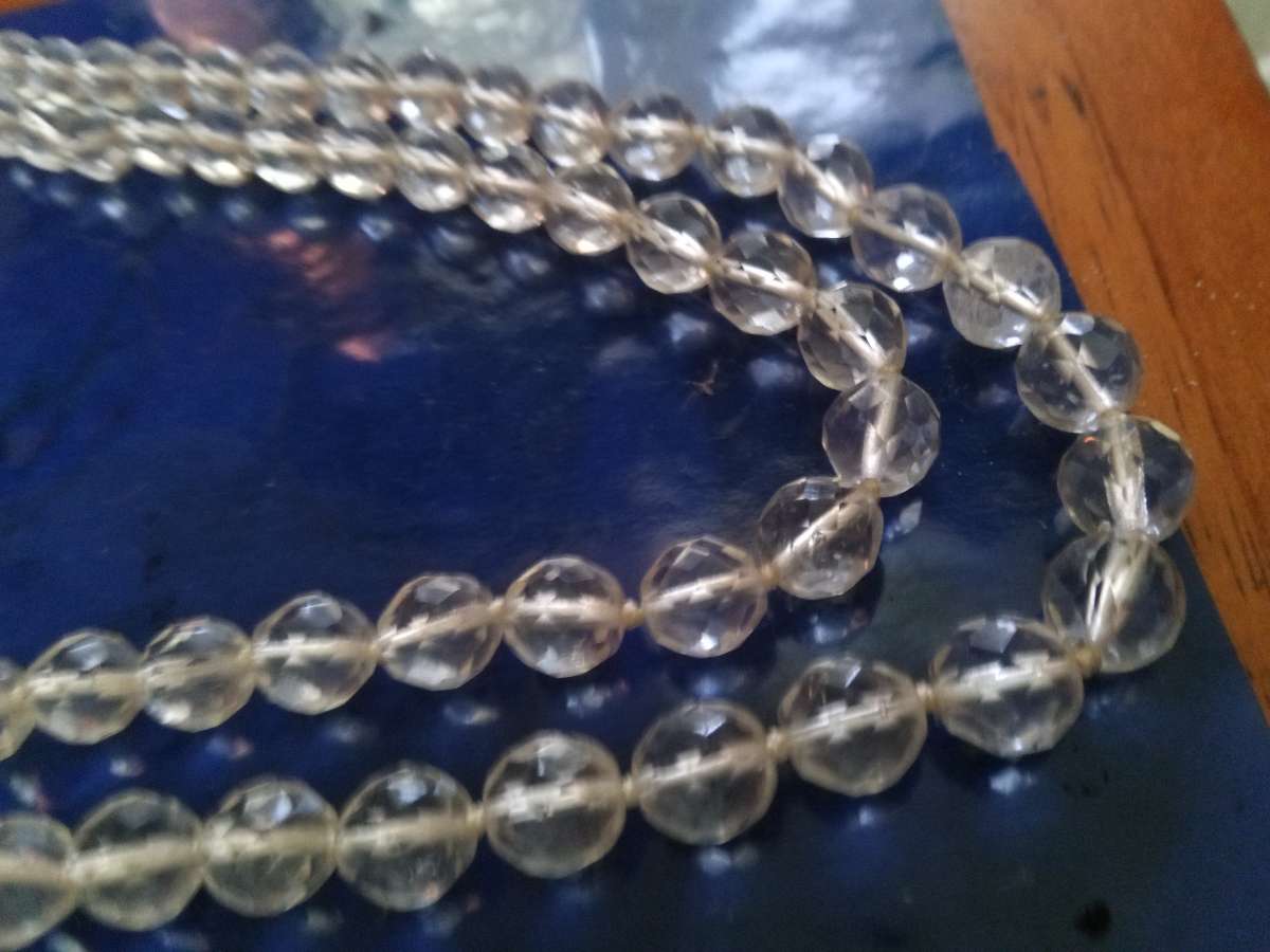 Vintage Crystal Opera Length 18 inches