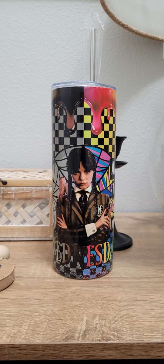 Wednesday stainless steel tumbler