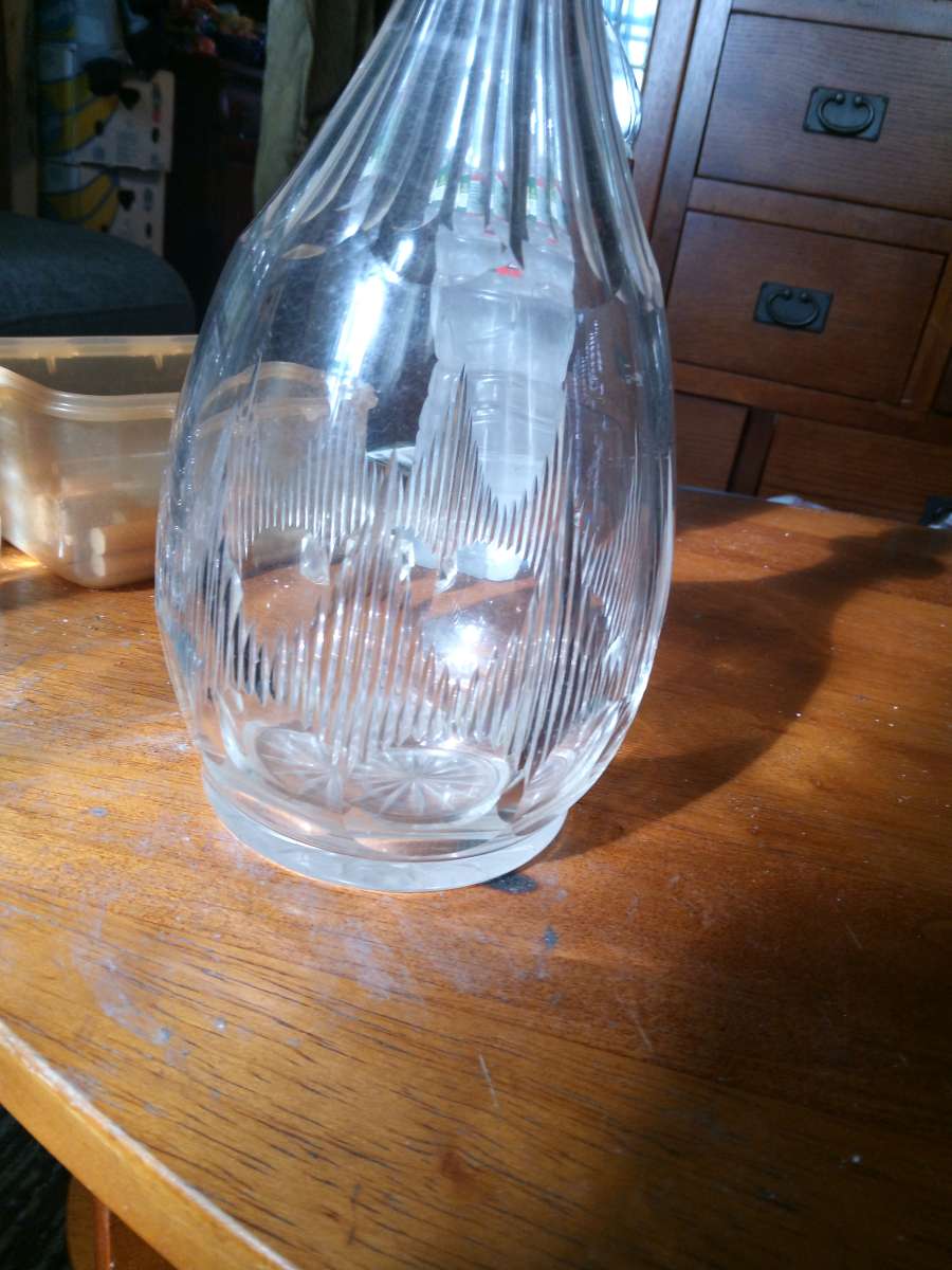 EAPG  MANHATTAN pattern Decanter