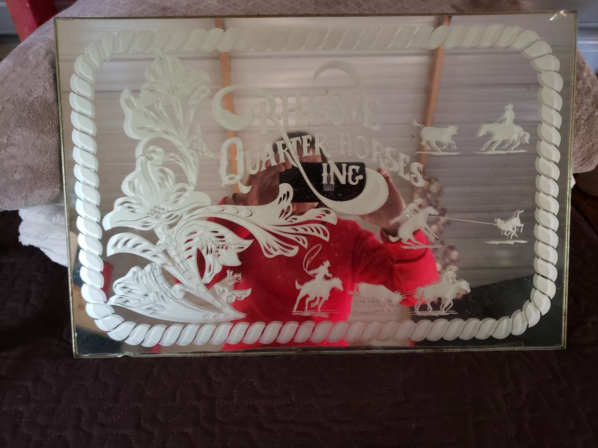 new etched glass design located one tiny chip