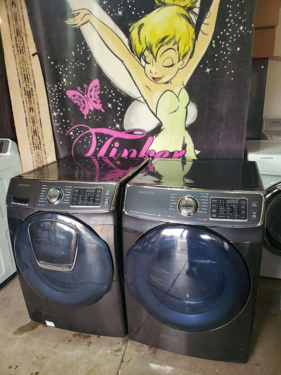 Samsung large capacity washer and electric dryer