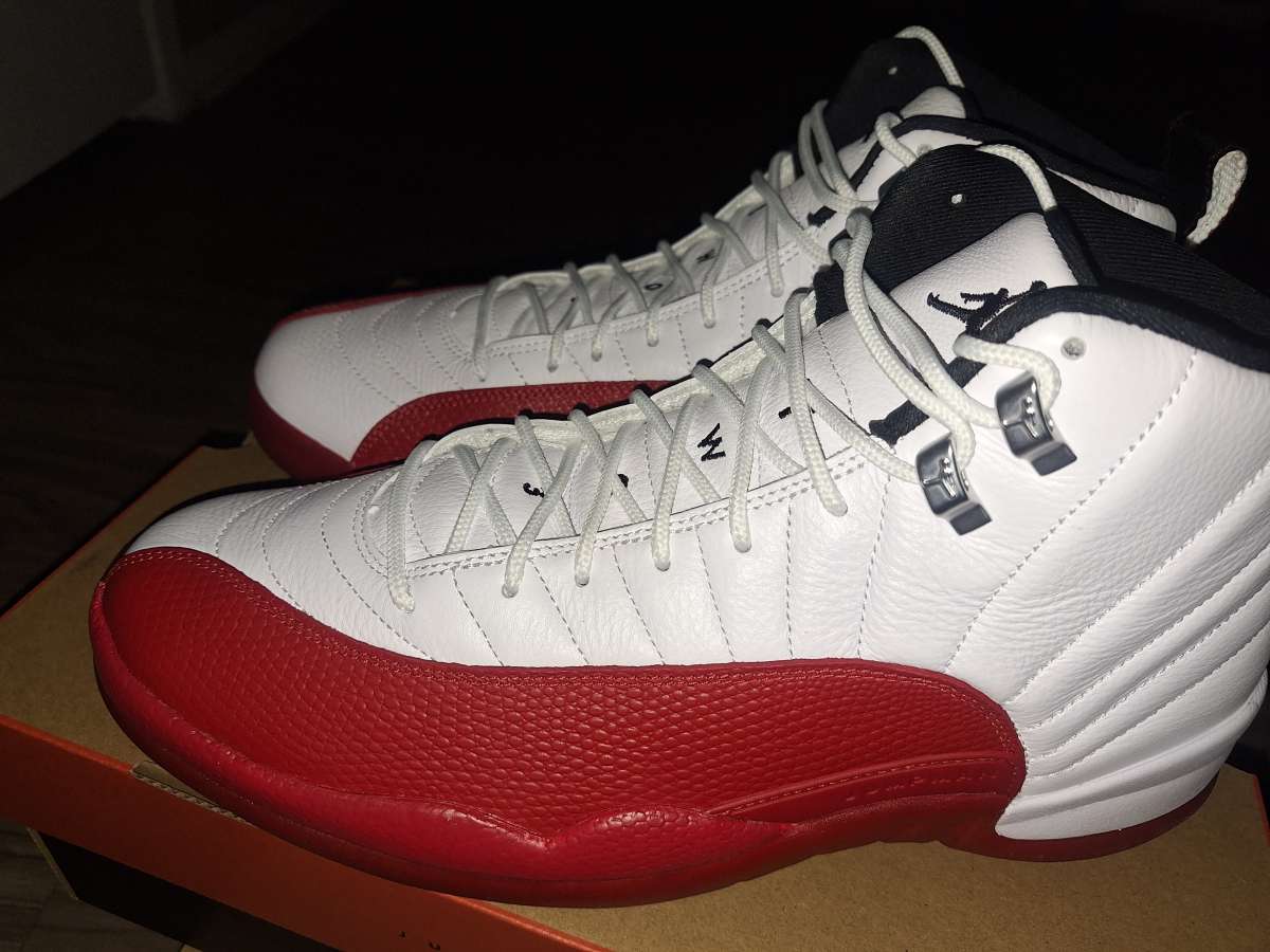 2 pairs of jordan 12s cherry Both size 12