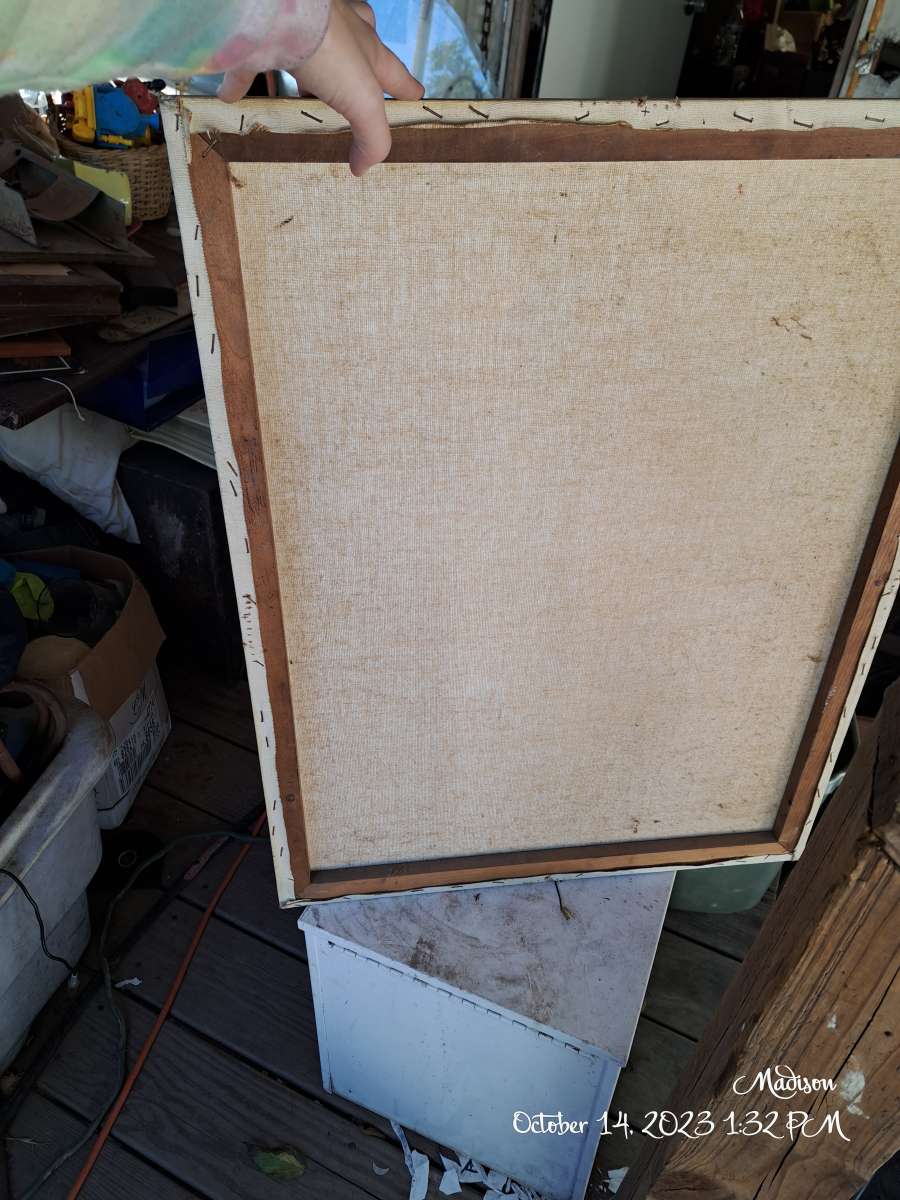 Clown painting by Leighton Jones