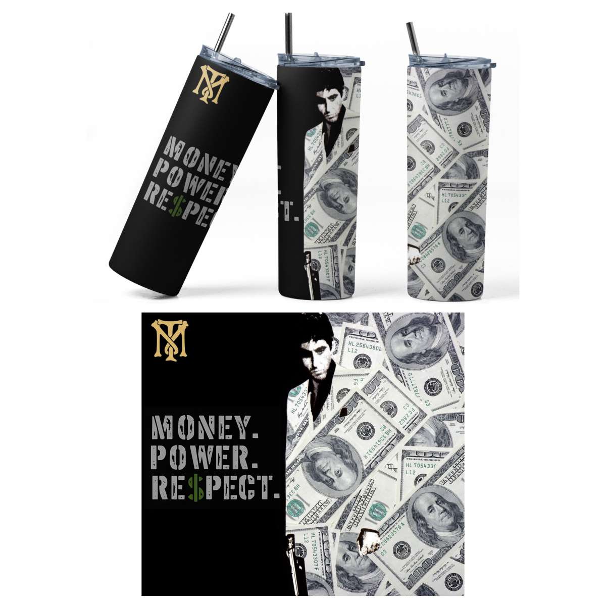 scarface 20oz Stainless Steel Tumbler