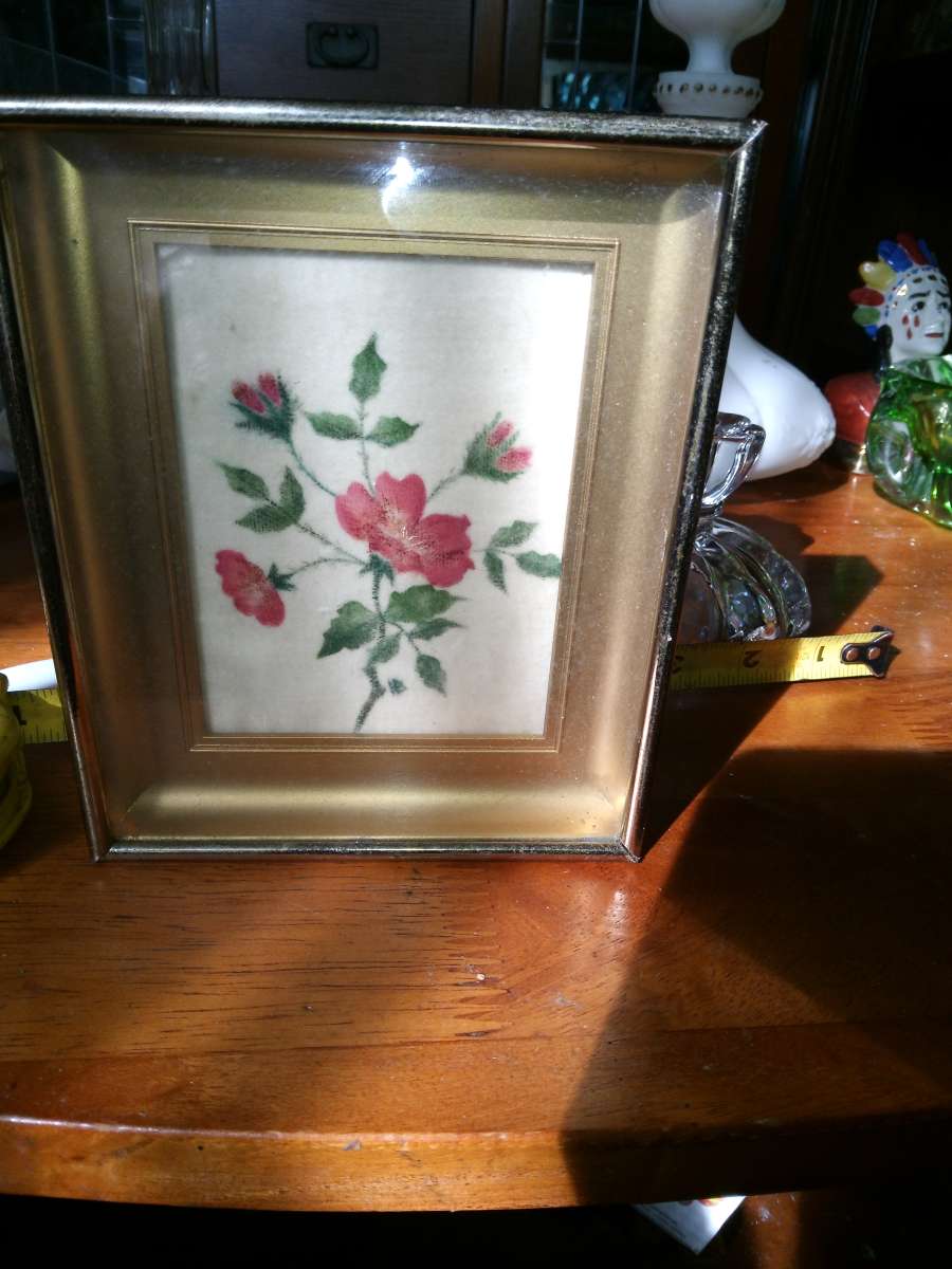 vintage hand painted Floral