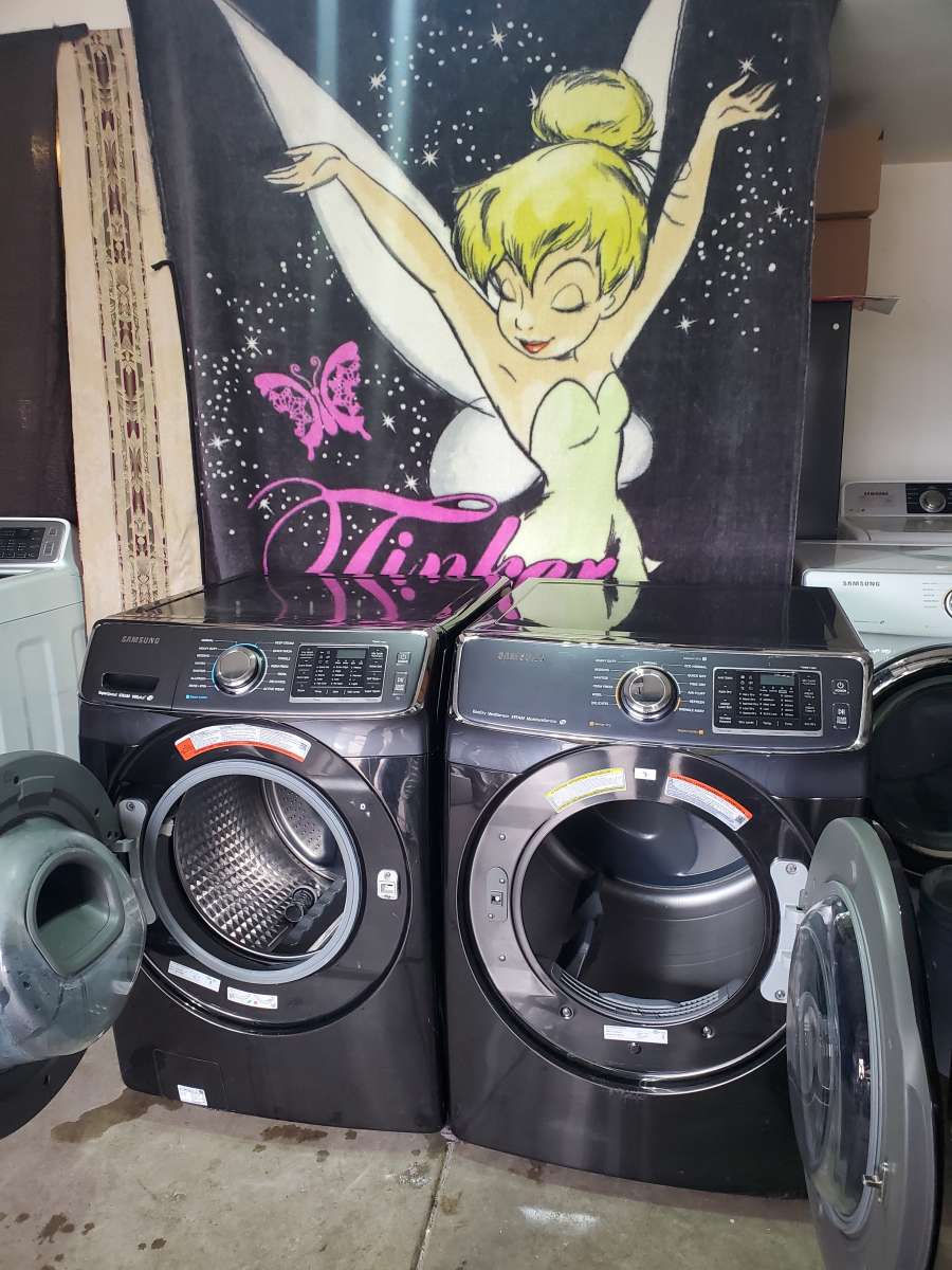 Samsung large capacity washer and electric dryer