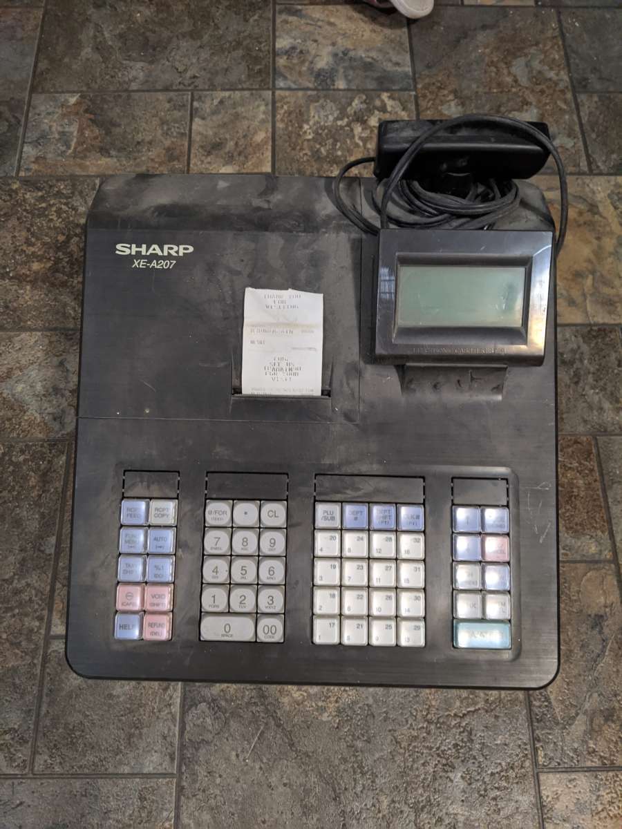 Sharp cash register