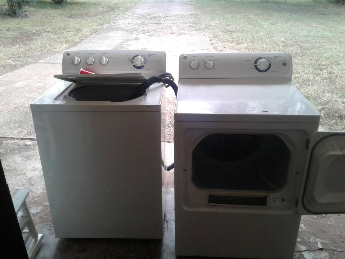 washer and dryer