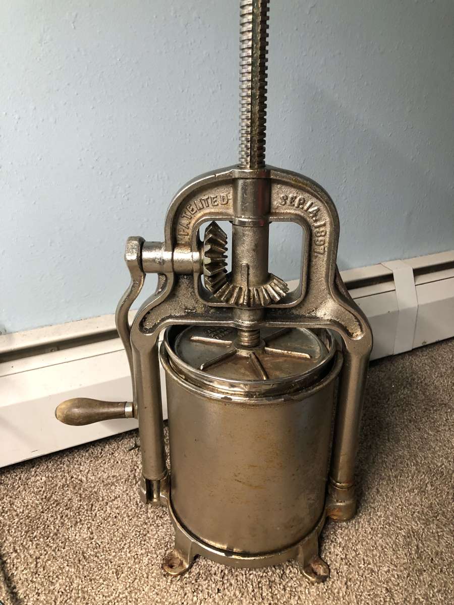 1879 Simmons sausage grinder or berry grinder