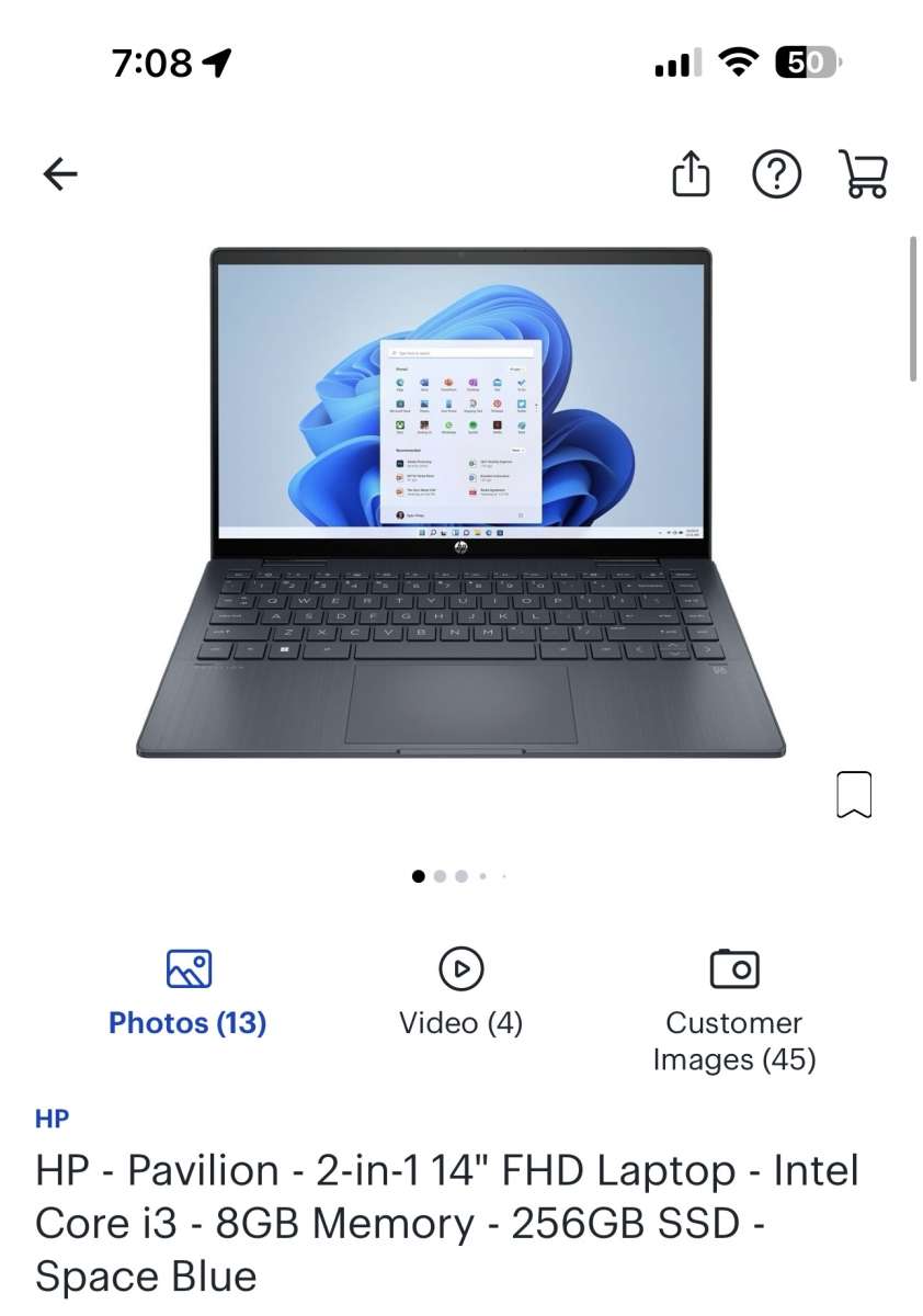 hp pavilion laptop 2 in 1