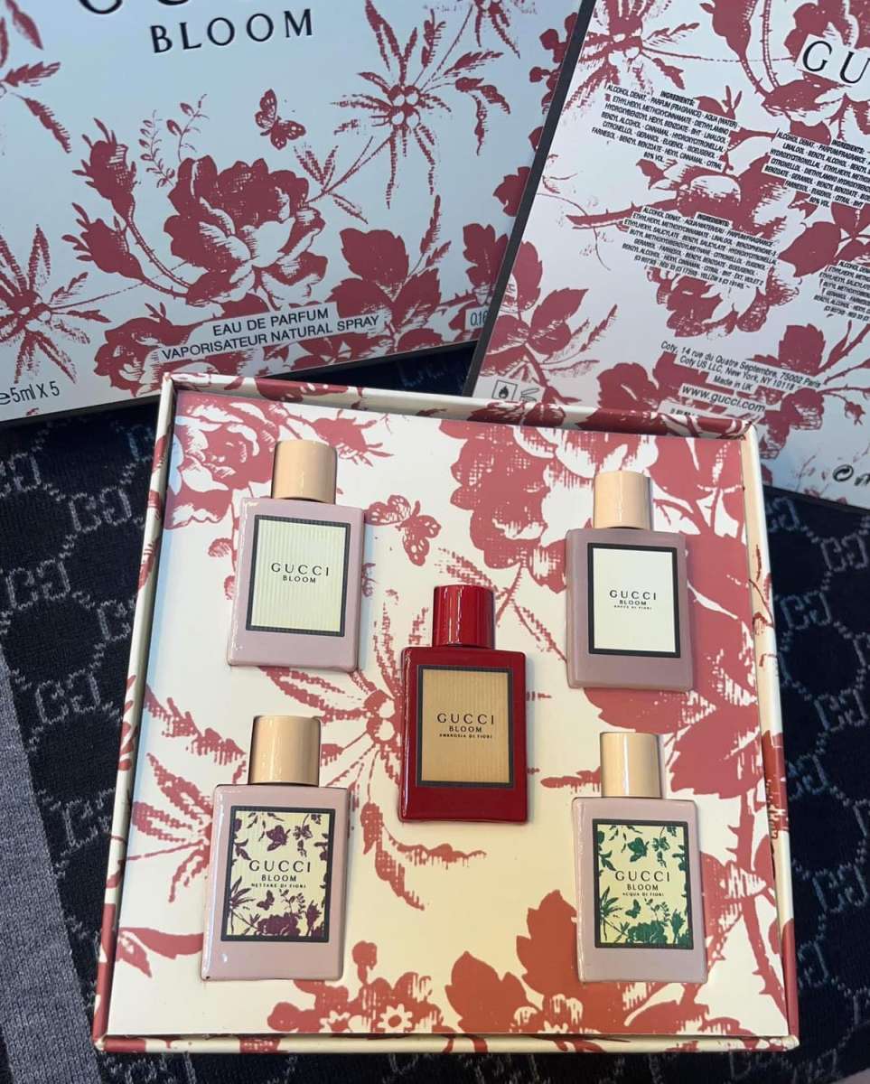 GUCCI BLOOM Perfume 5 X 5 ml sample size with box