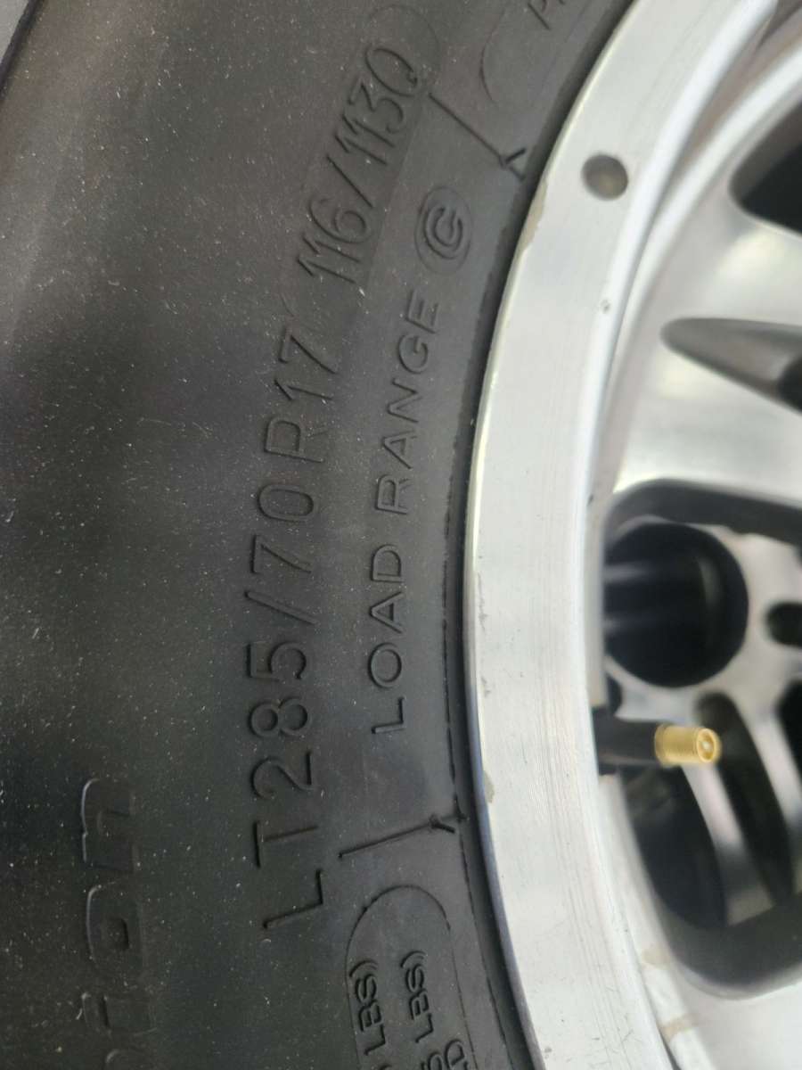 Chevy 1500 Wheels and tires BFGoodrich